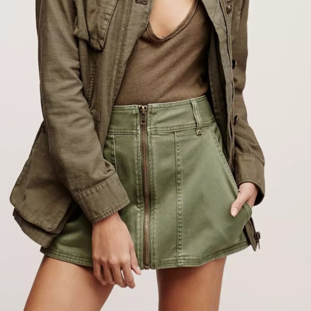 Free people mini skirt